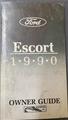 1990 Ford Escort Owner's Manual Original